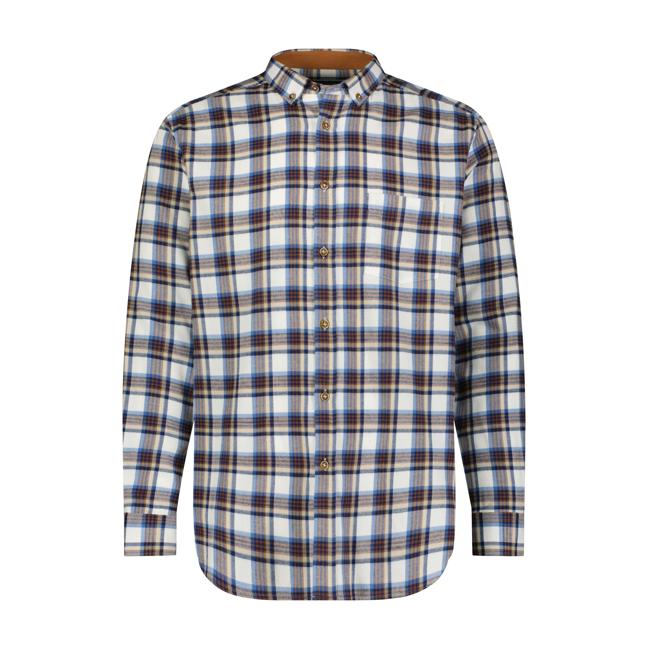 Brushed Moss Plaid Shirt