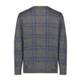 Load image into Gallery viewer, Crew Neck Jacquard Grid Sweater
