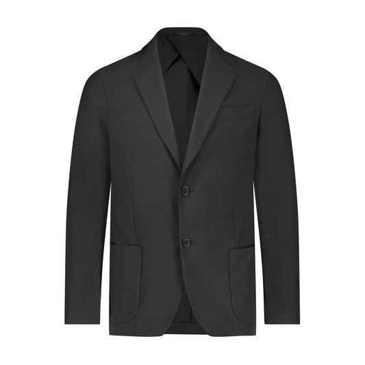 Black Performance Travel Suit Jacket