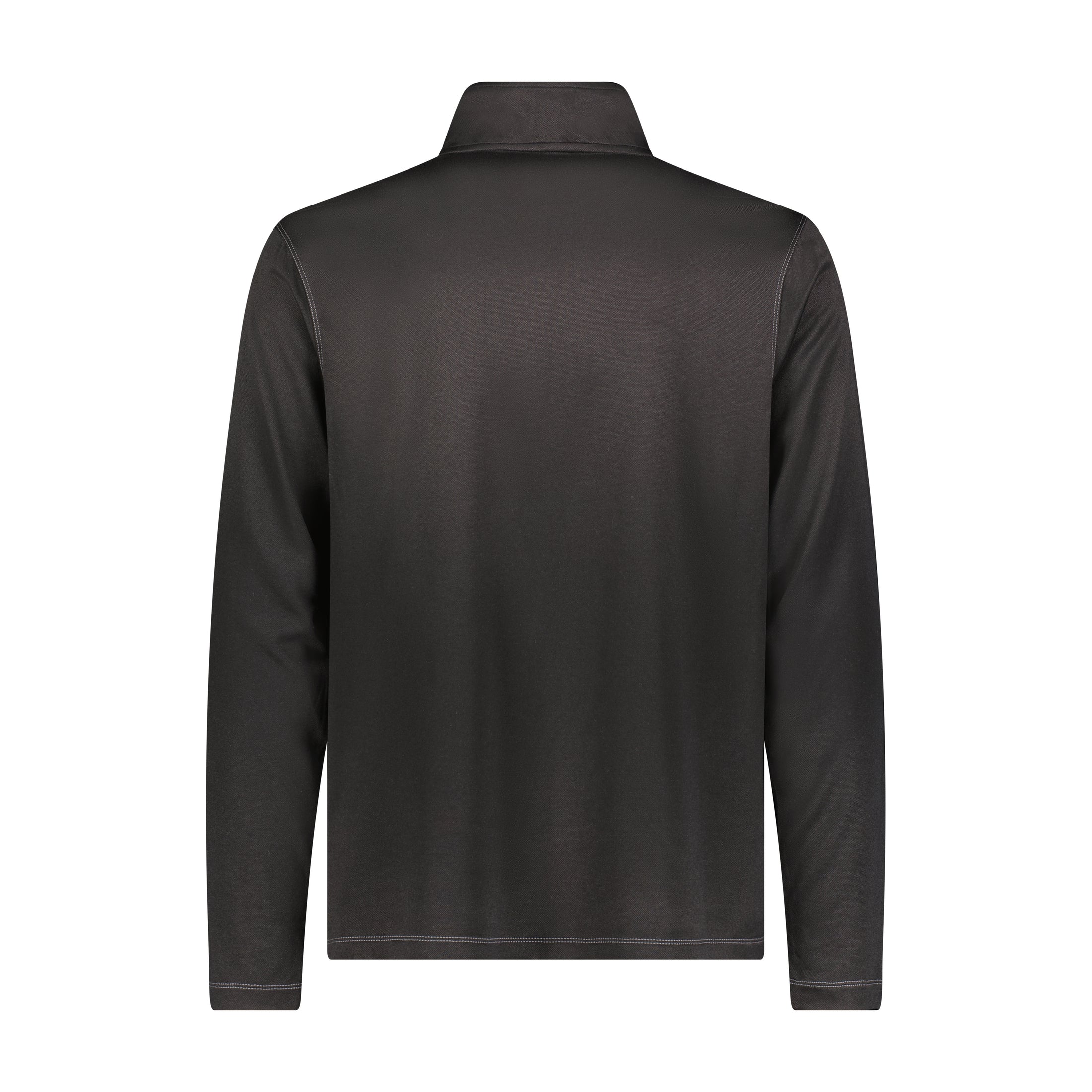 Black Performance Pique Stitching Quarter Zip