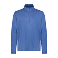 Load image into Gallery viewer, Blue Performance Pique Stitching Quarter Zip
