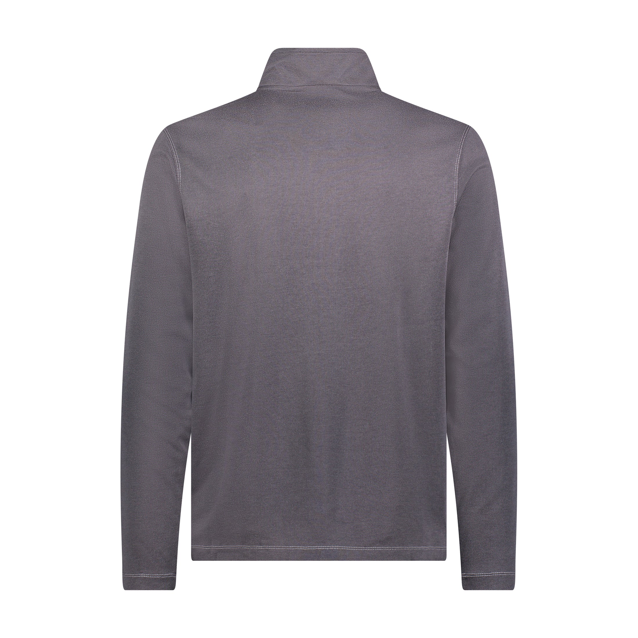 Charcoal Performance Pique Stitching Quarter Zip