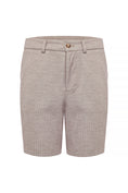 Load image into Gallery viewer, Beige Plaid Performance Knit Short
