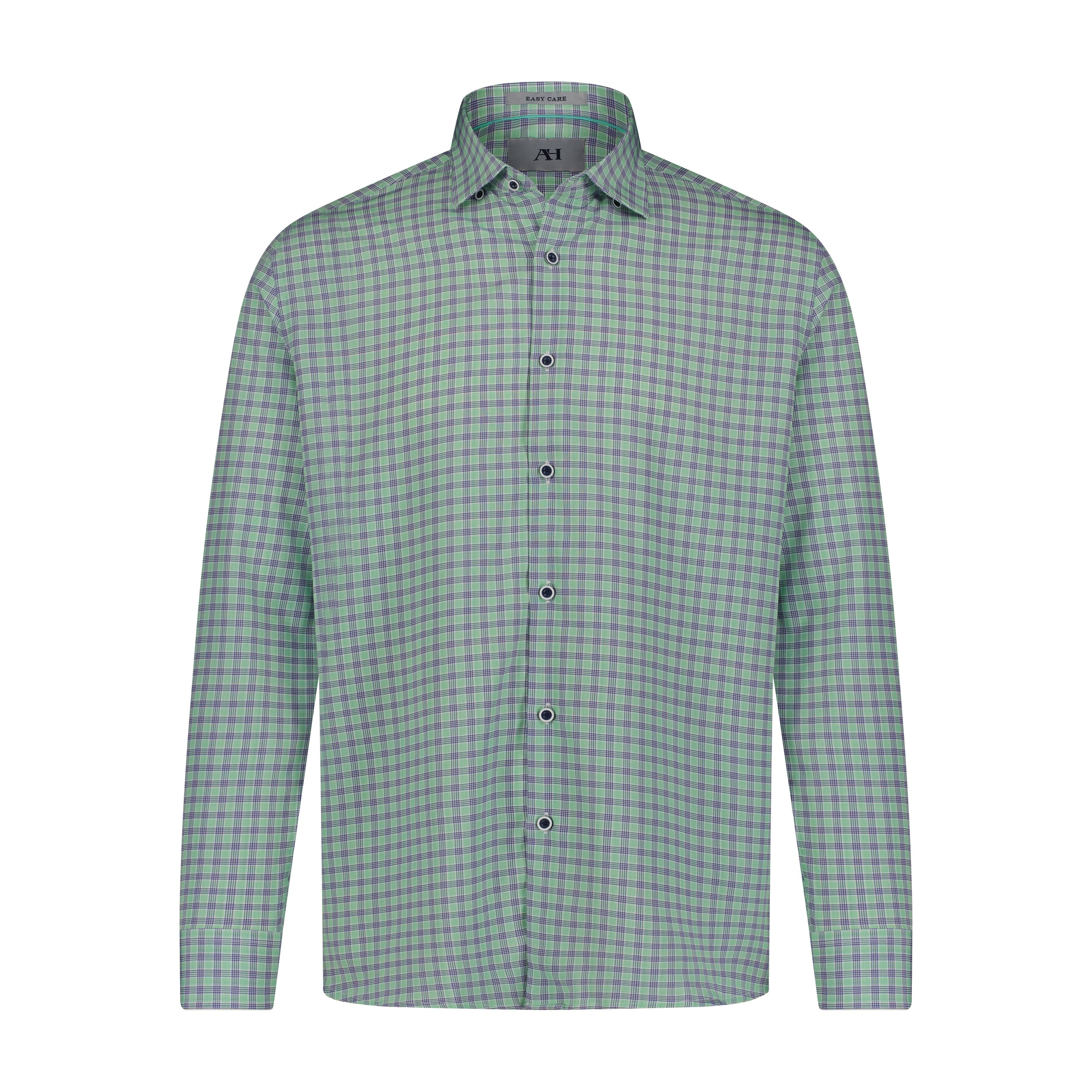 Green Plaid Performance Shirt