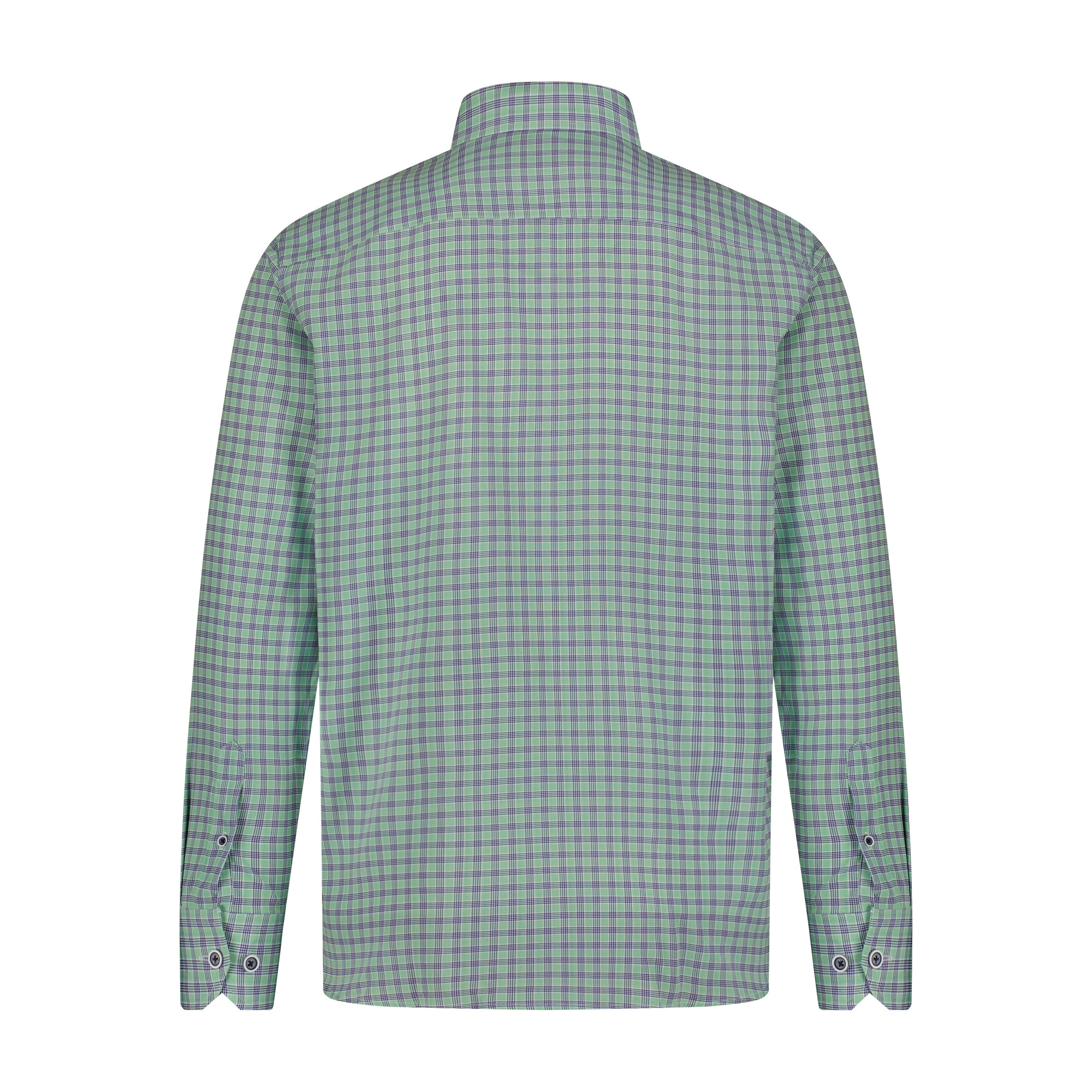 Green Plaid Performance Shirt
