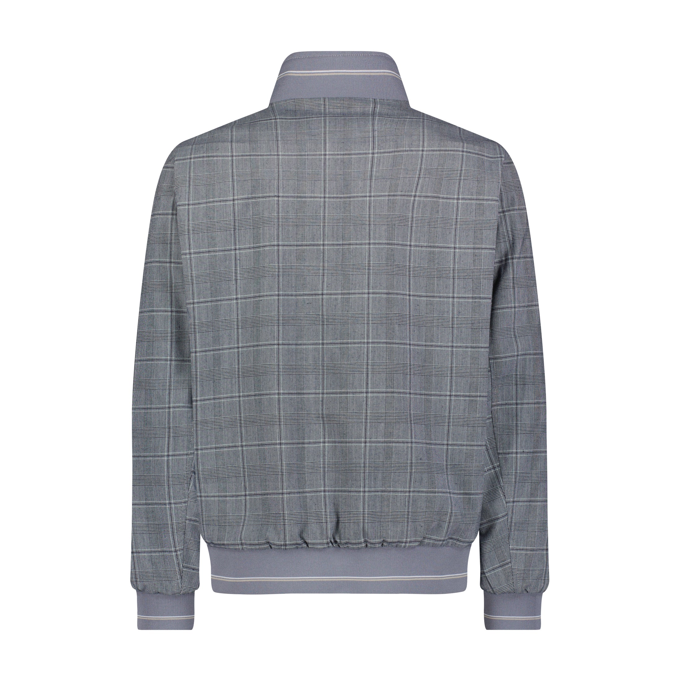 Reversible Glen Plaid Baseball Jacket