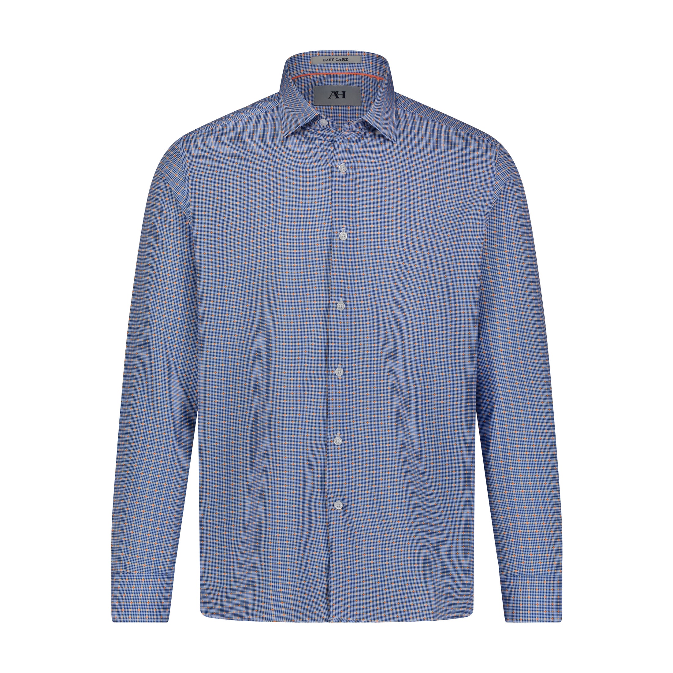 Orange Check Performance Shirt