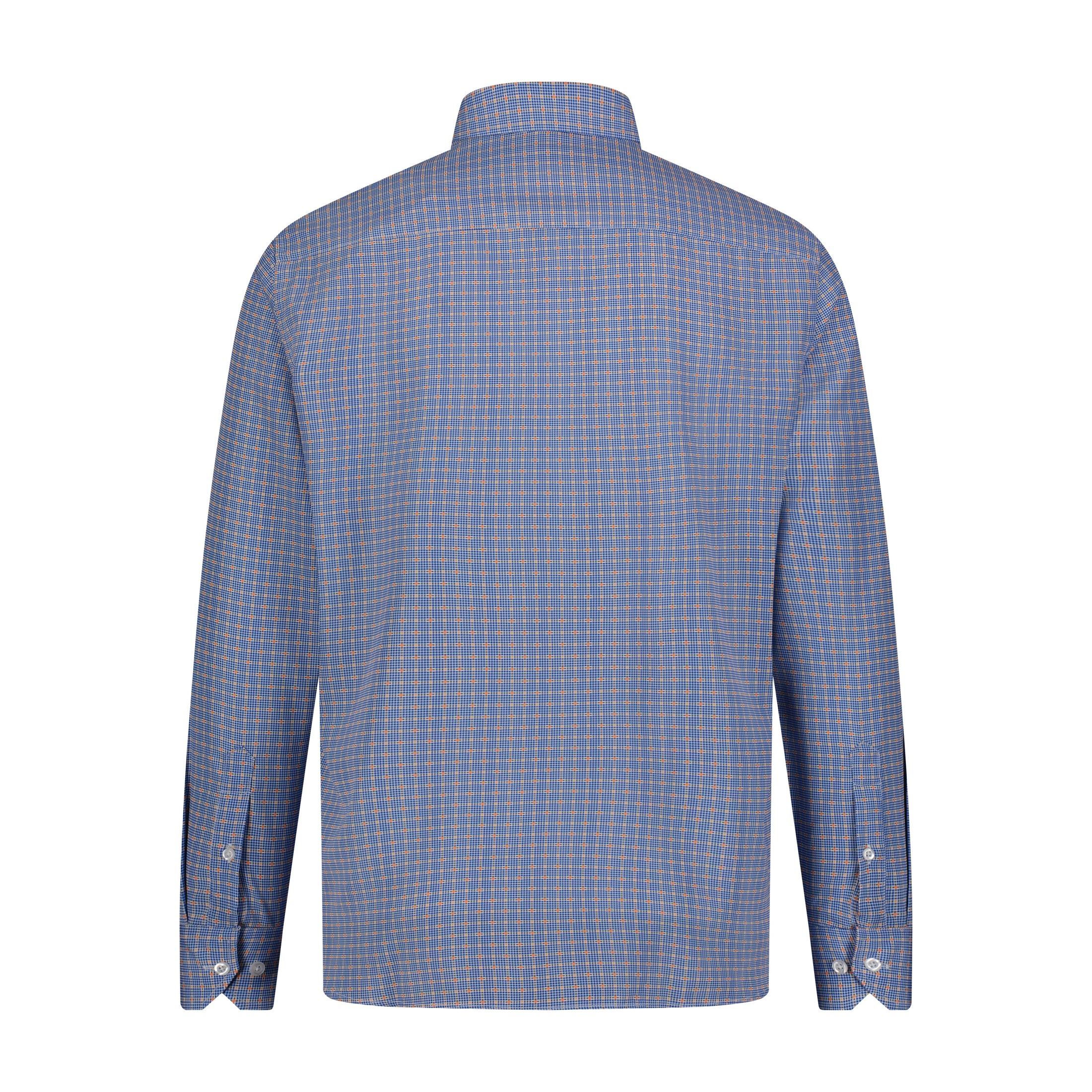 Orange Check Performance Shirt