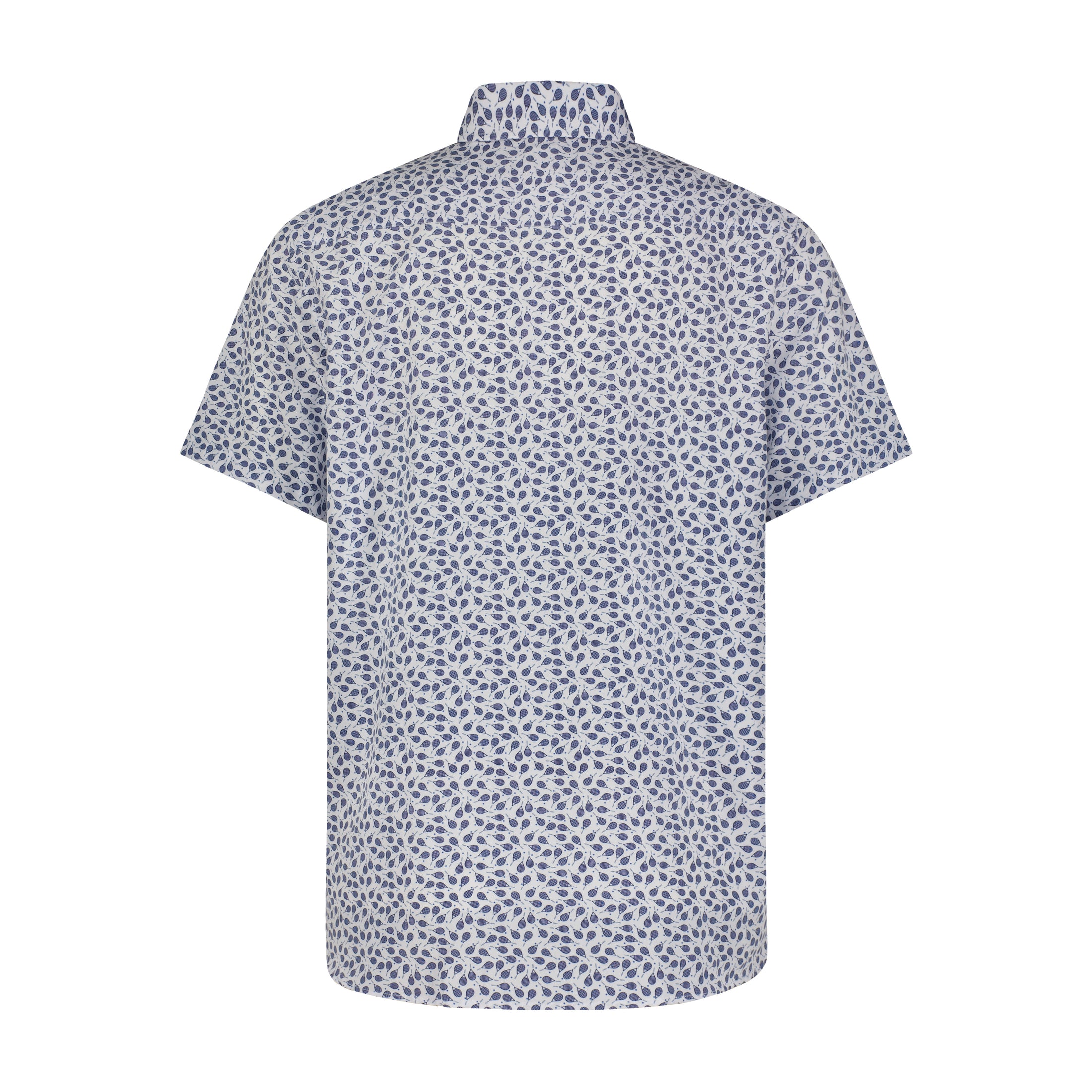 Navy Tennis Performance Short Sleeve Shirt