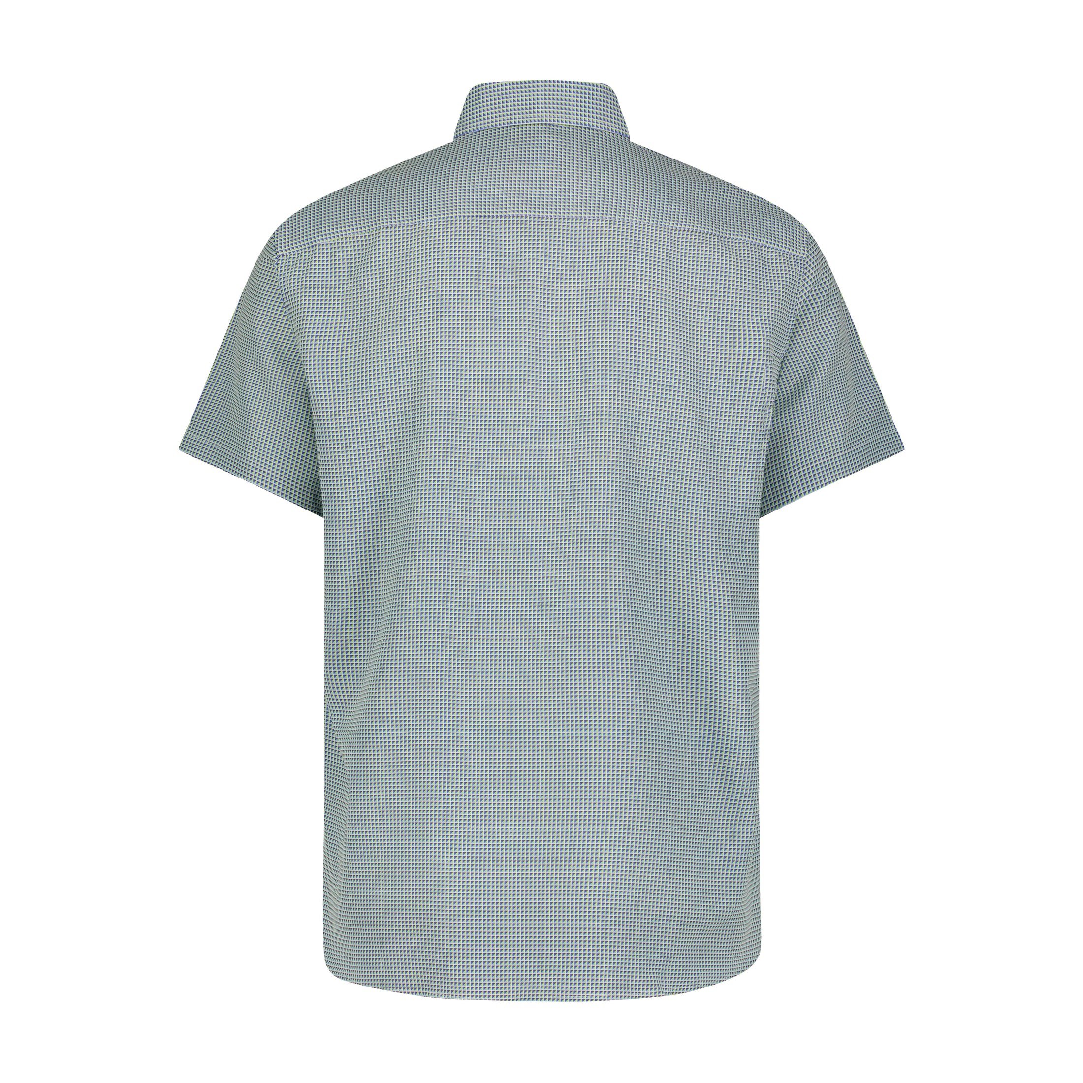 Green Grid Performance Short Sleeve Shirt