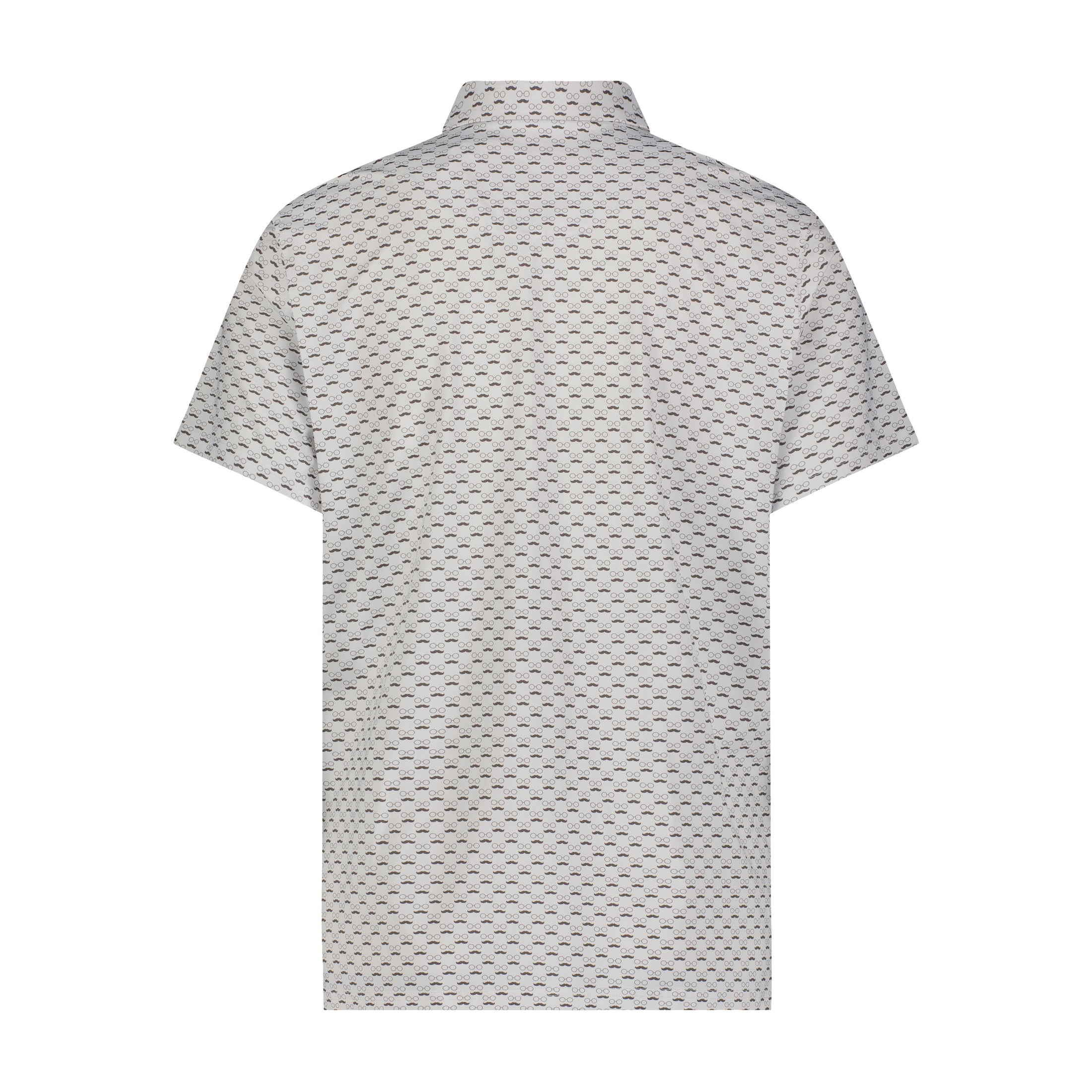 Glasses & Staches Performance Short Sleeve Shirt