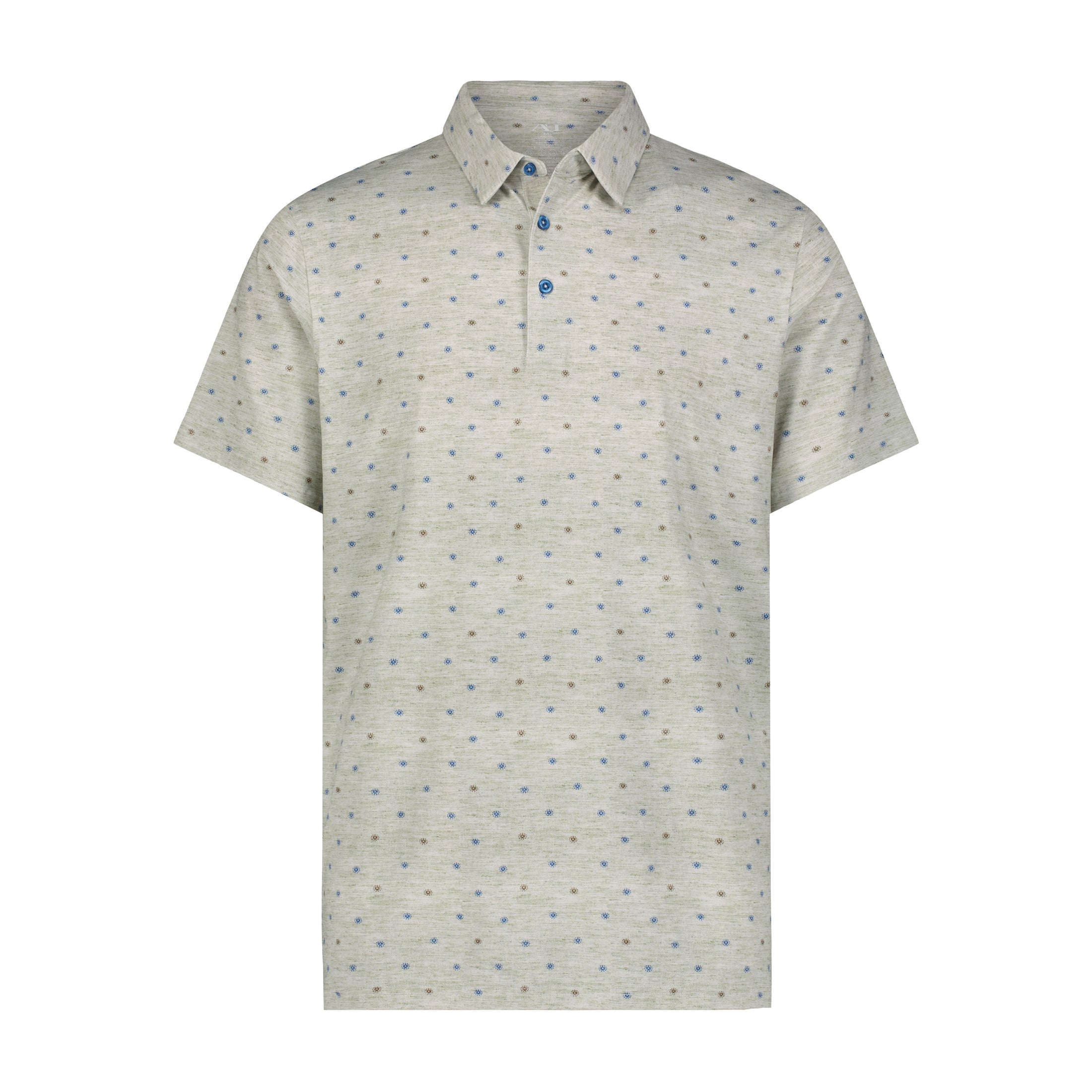 Green Burst Performance Short Sleeve Shirt