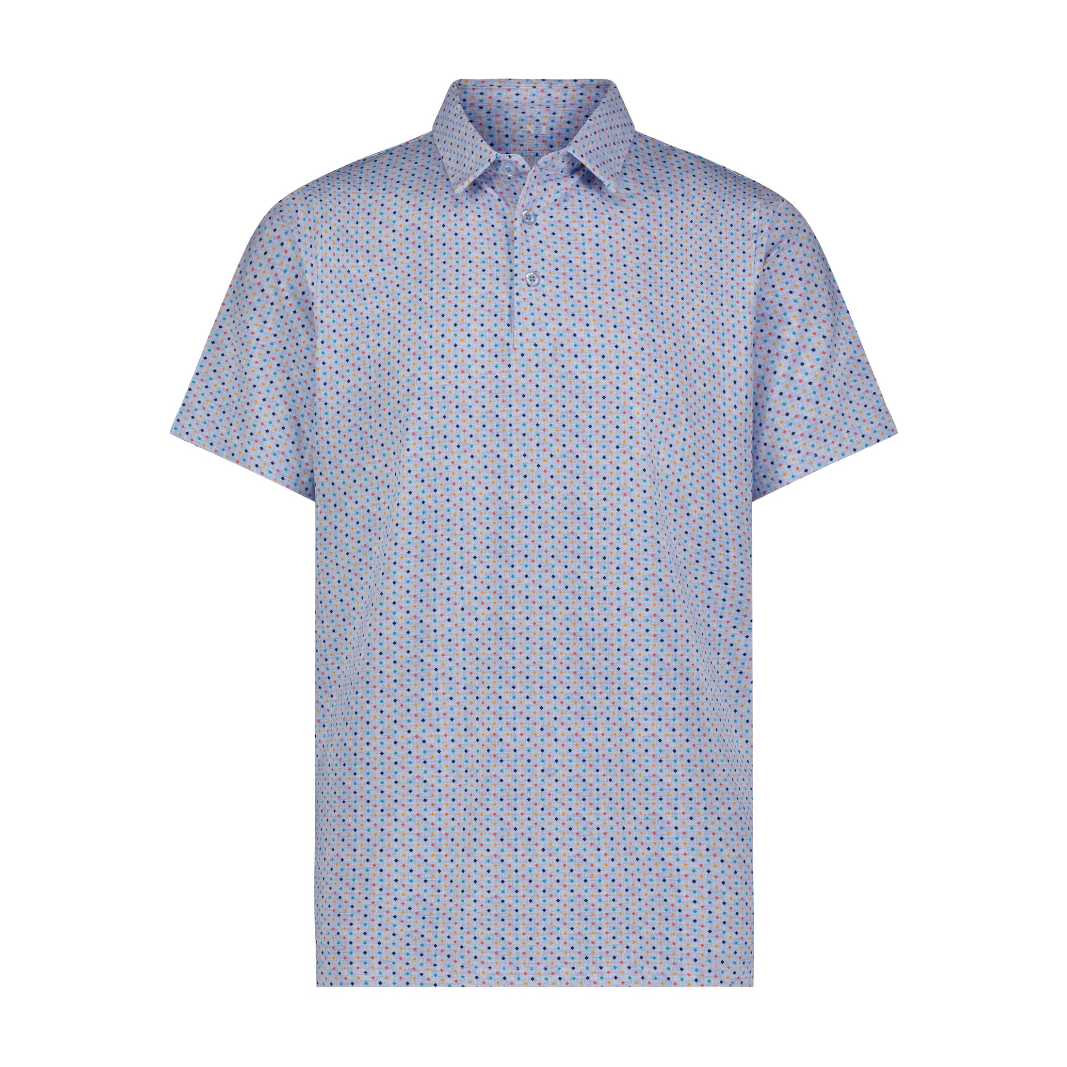 Multi Diamond Performance Short Sleeve Shirt