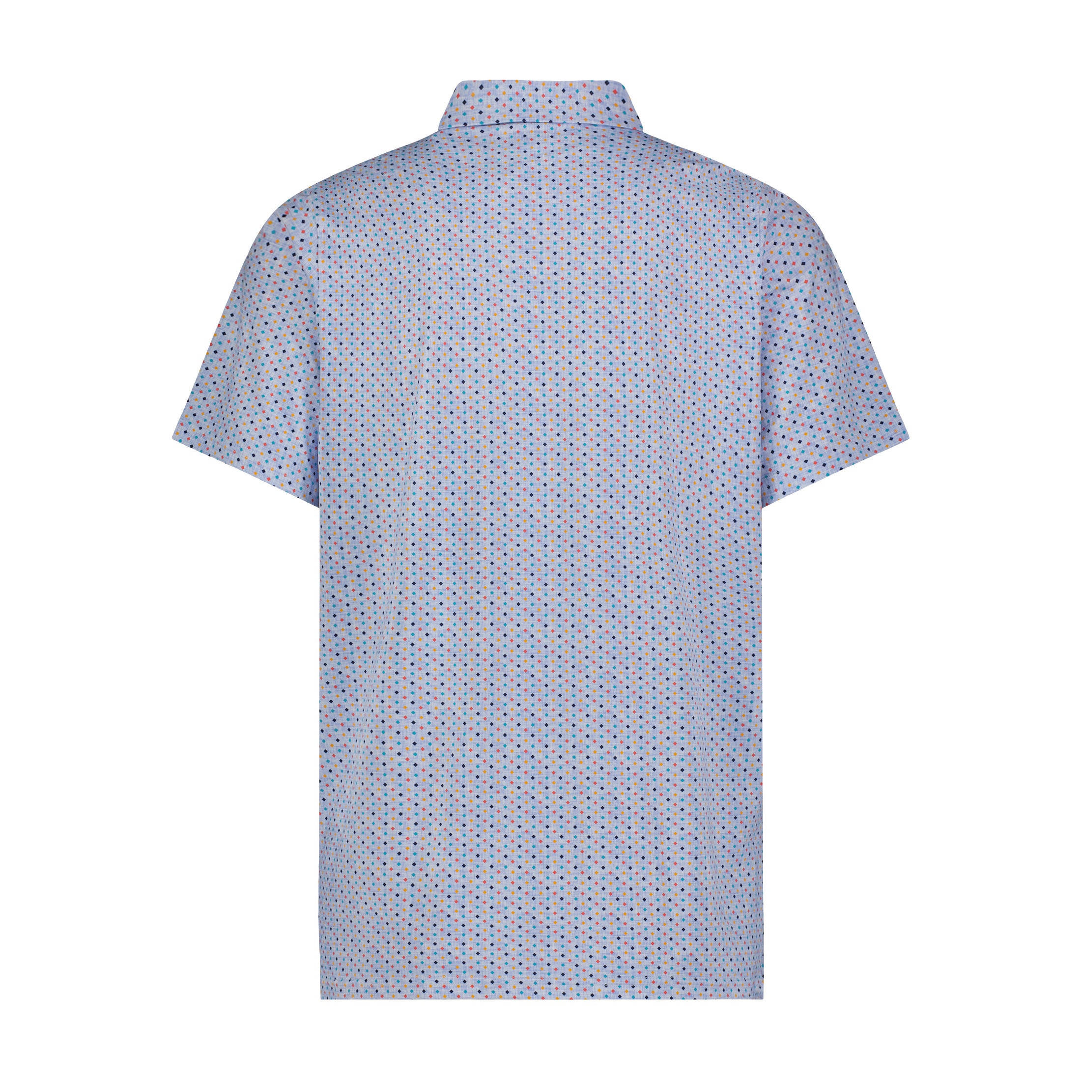 Multi Diamond Performance Short Sleeve Shirt