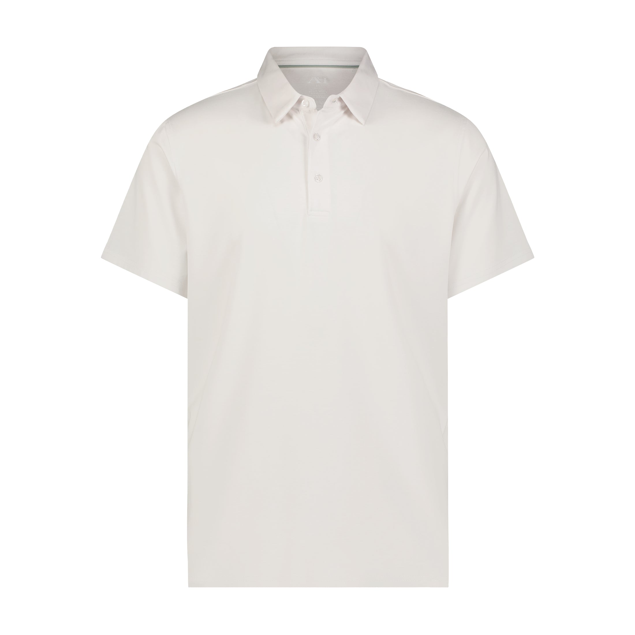 Solid White Performance Polo