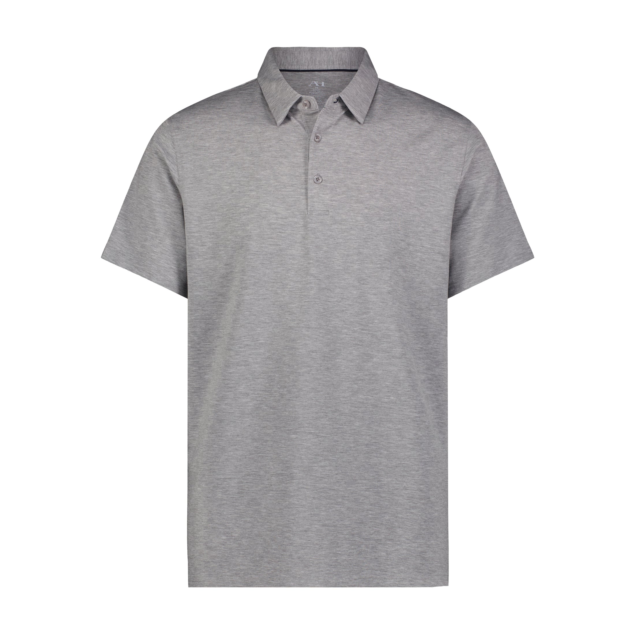 Solid Grey Performance Polo