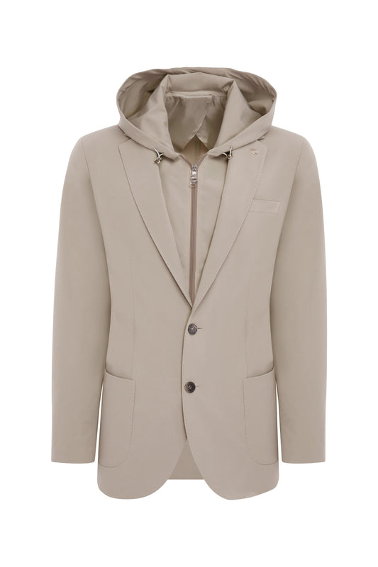 Taupe Odyssey Performance Travel Suit