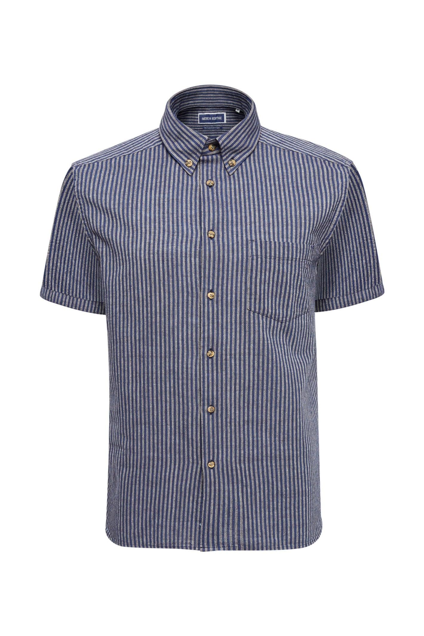 Thin Stripe Short Sleeve Shirt