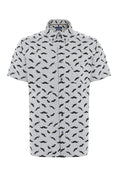 Load image into Gallery viewer, Knit Mustaches Short Sleeve Shirt
