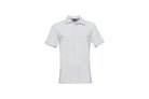 White polo shirt on a white background