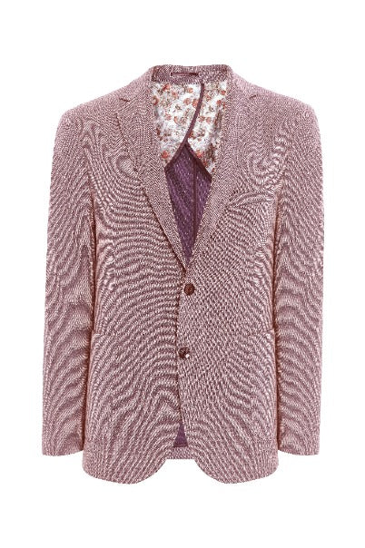 Barn Red Knit Travel Coat