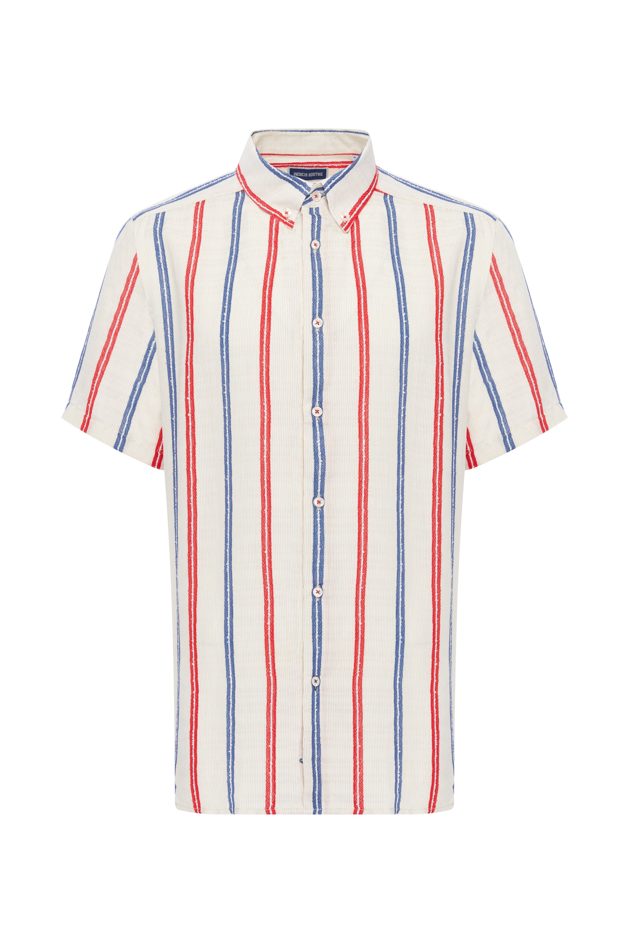 Americana Striped Short Sleeve Shirt