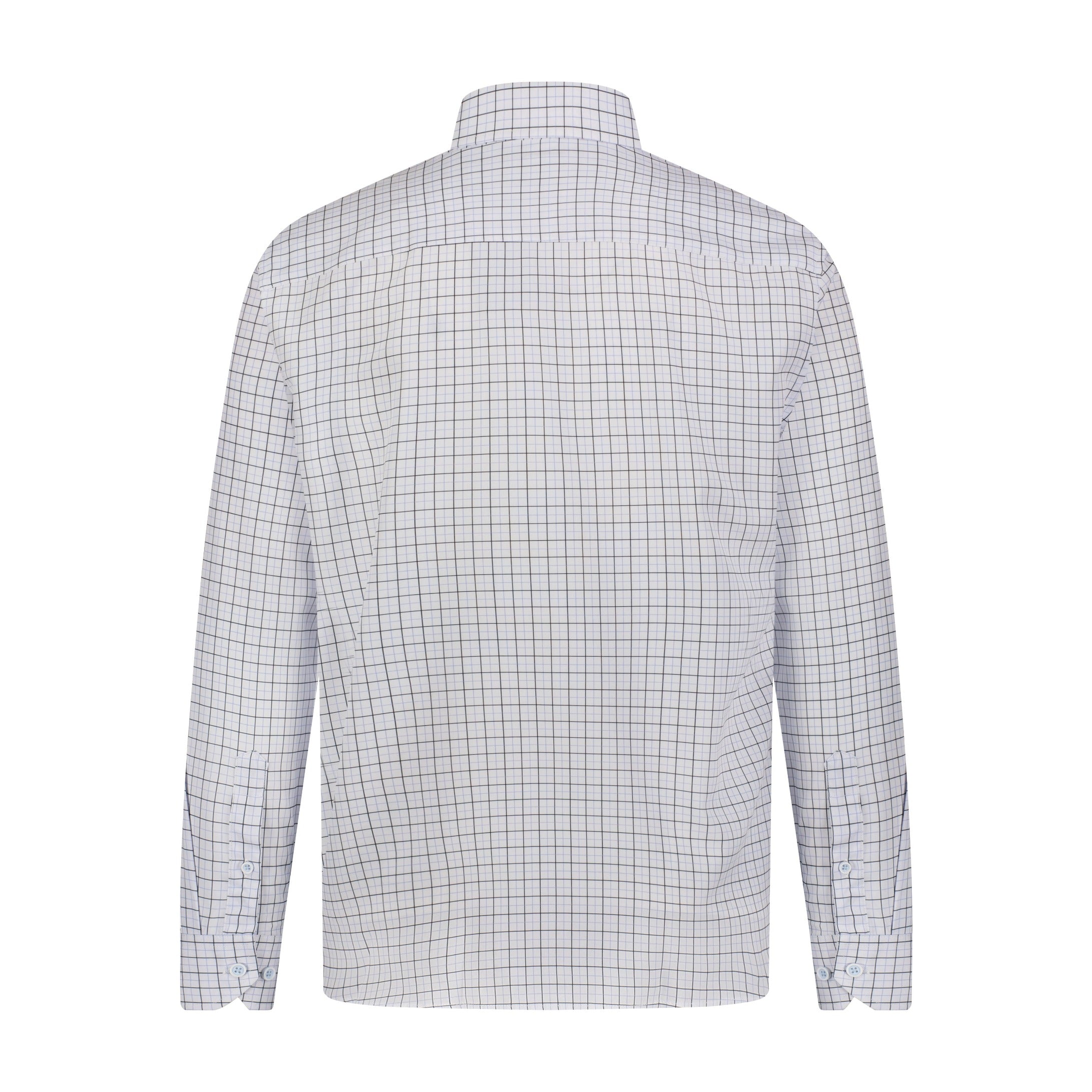 White Grid Performance Shirt