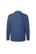 Load image into Gallery viewer, Blue Waffle Quarter Zip Performance Pullover
