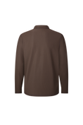 Load image into Gallery viewer, Brown Waffle Quarter Zip Performance Pullover
