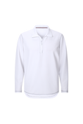 Load image into Gallery viewer, White Waffle Quarter Zip Performance Pullover
