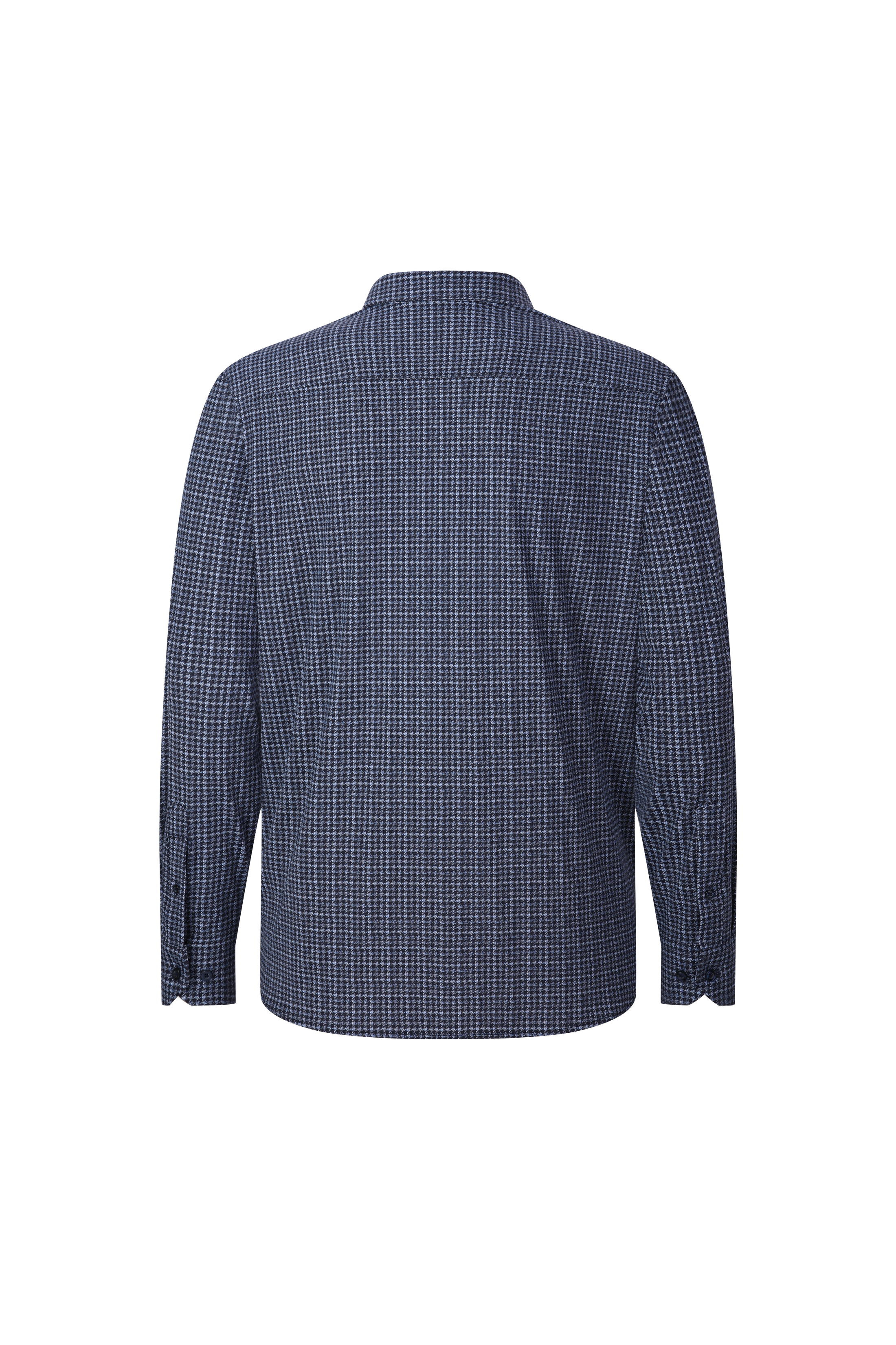 Indigo Pattern Performance Sport Shirt