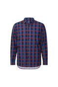 Load image into Gallery viewer, Indigo Windowpane Performance Sport Shirt
