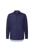 Load image into Gallery viewer, Navy Check Performance Sport Shirt
