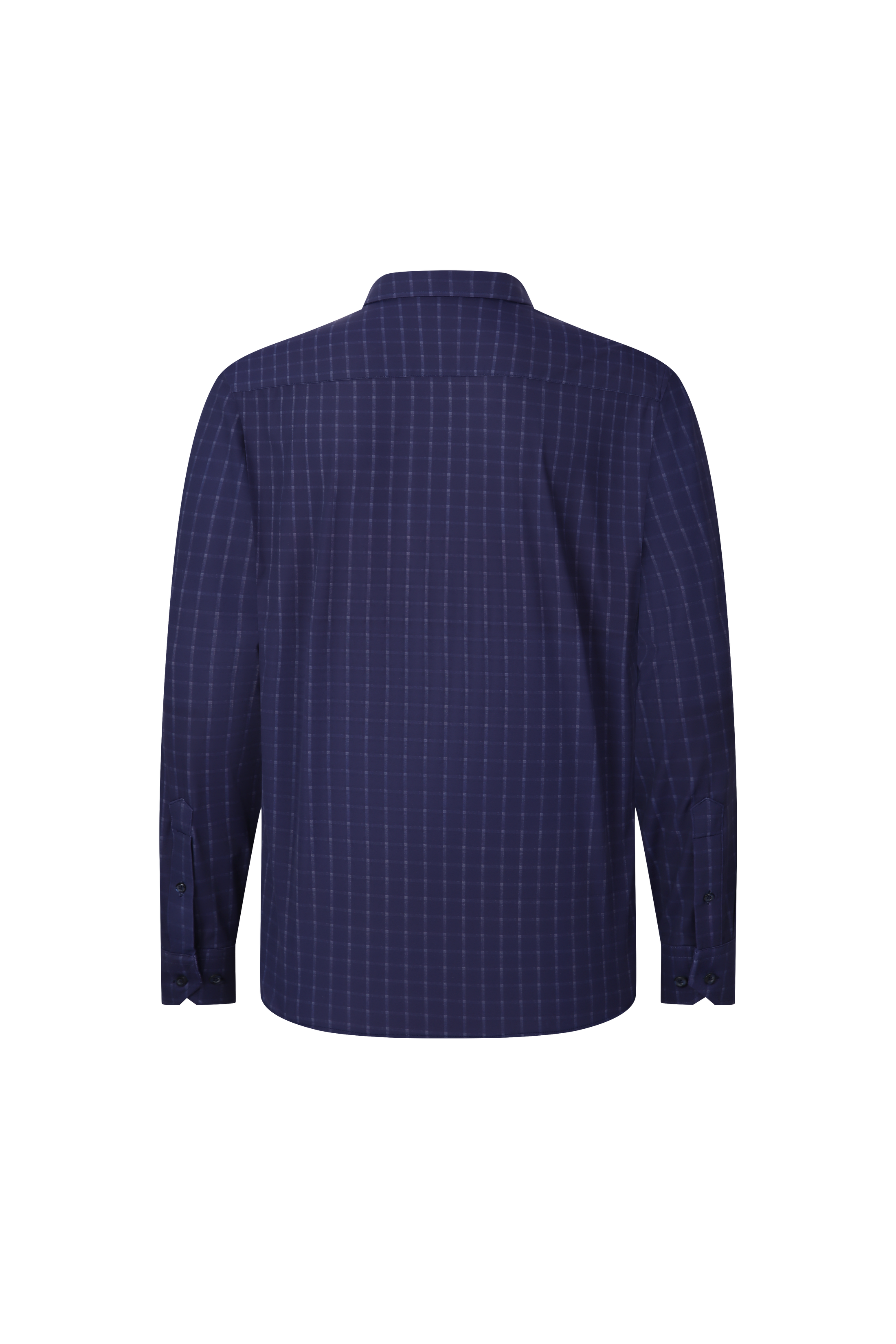 Navy Check Performance Sport Shirt