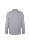 Load image into Gallery viewer, Grey Striped Performance Dress Shirt
