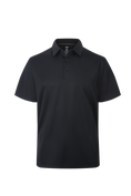 Load image into Gallery viewer, Black Solid Performance Polo
