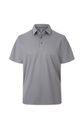 Load image into Gallery viewer, Grey Solid Performance Polo
