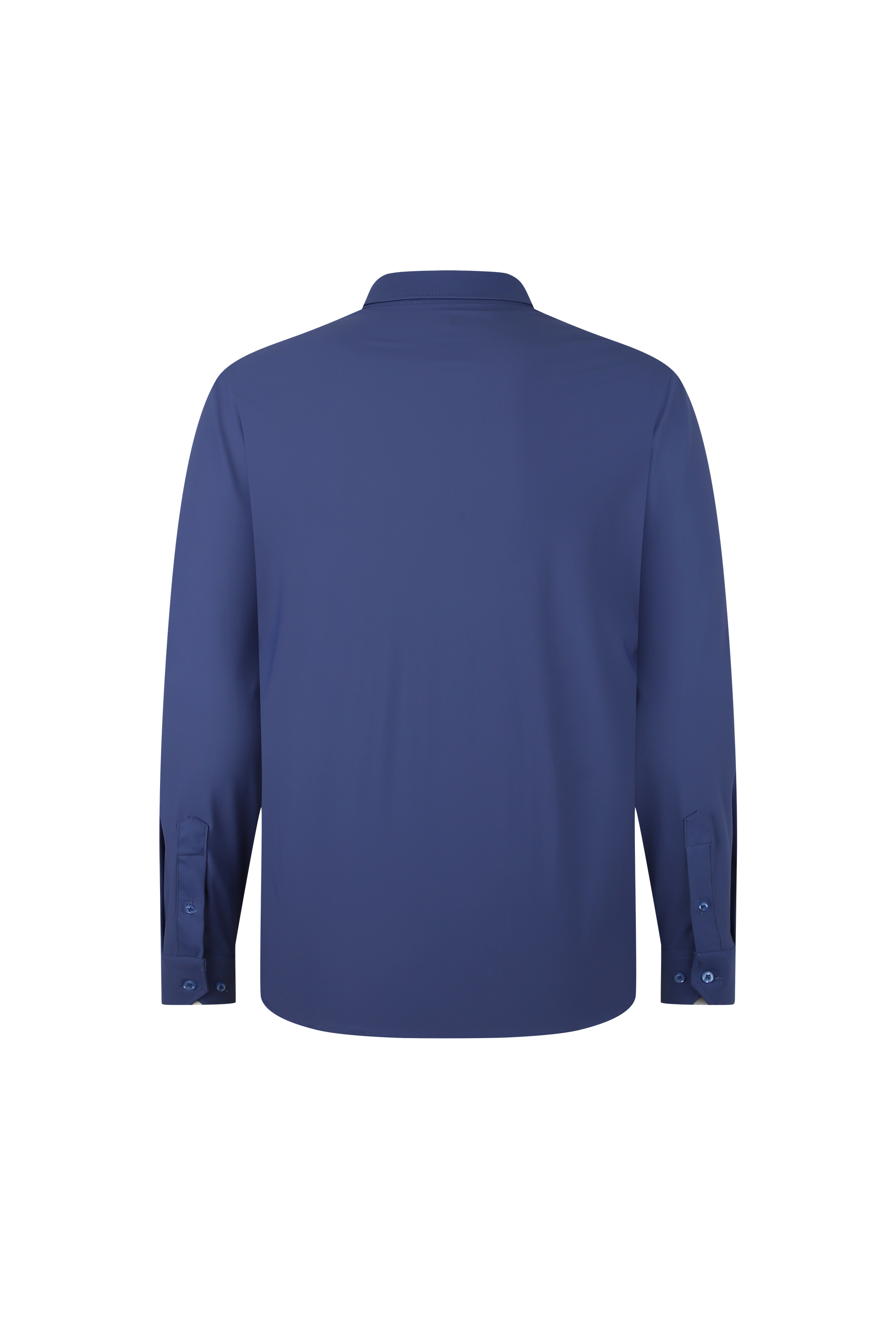 Navy Solid Performance Dress Shirt