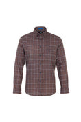 Load image into Gallery viewer, Coffee Plaid Brushed Flannel Shirt
