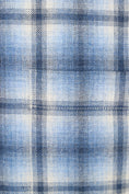 Load image into Gallery viewer, Close-up of blue and white plaid fabric pattern
