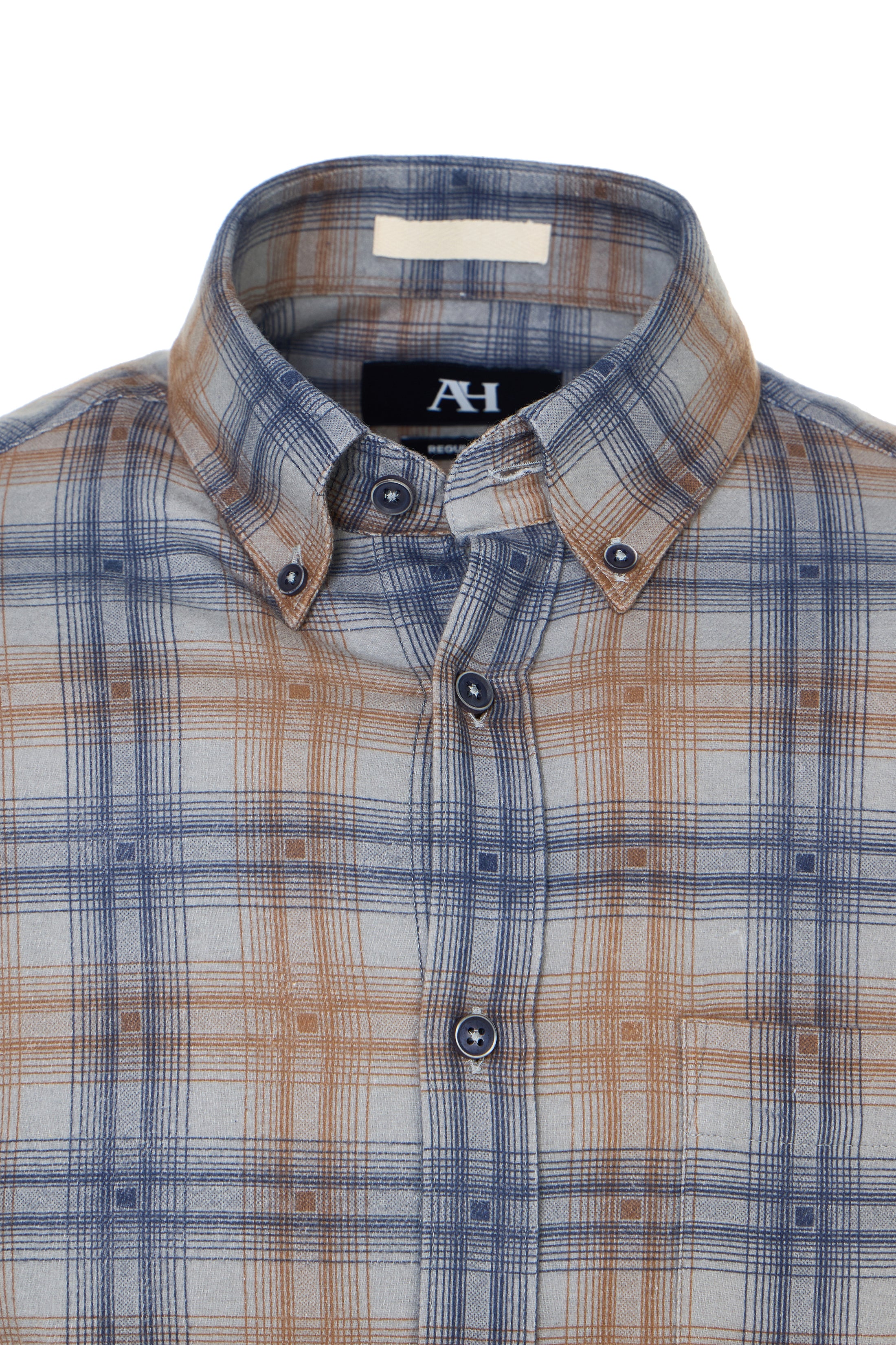 Chocolate Plaid Turkish Flannel Sport Shirt