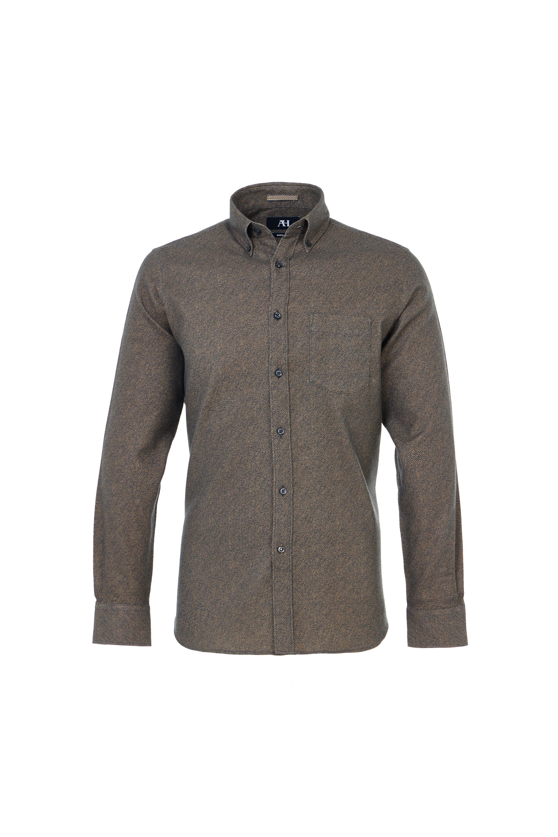 Slate Twill Turkish Flannel Sport Shirt