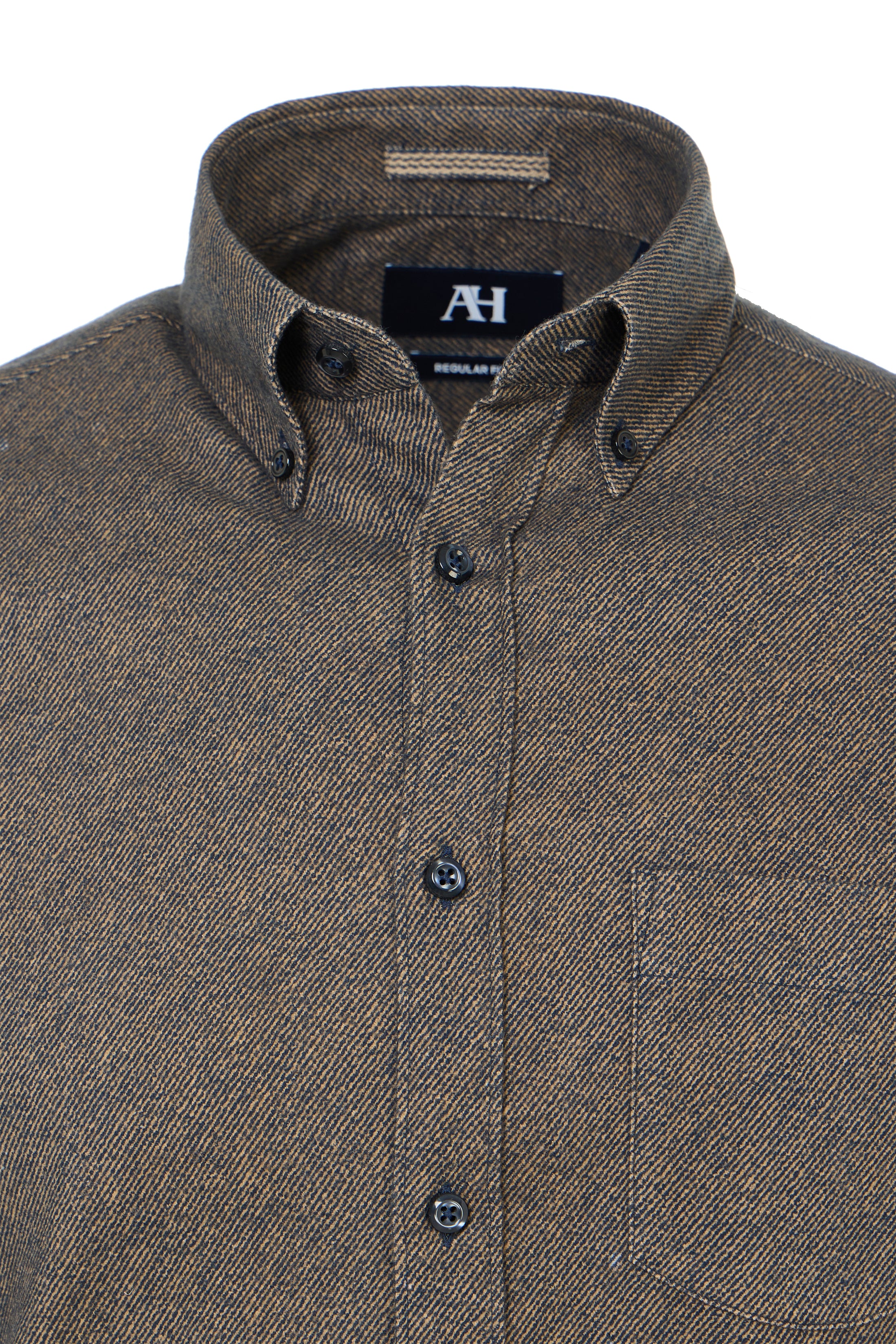 Slate Twill Turkish Flannel Sport Shirt