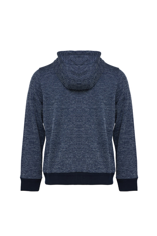 Navy Double-Zip Hoodie