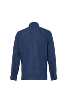 Blue sweater on a white background