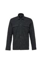 Dark gray jacket on a white background