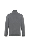 Load image into Gallery viewer, Charcoal Micro Stripe Baseball Zip Jacket
