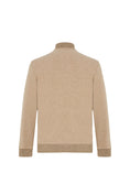 Load image into Gallery viewer, Coffee Micro Stripe Baseball Zip Jacket
