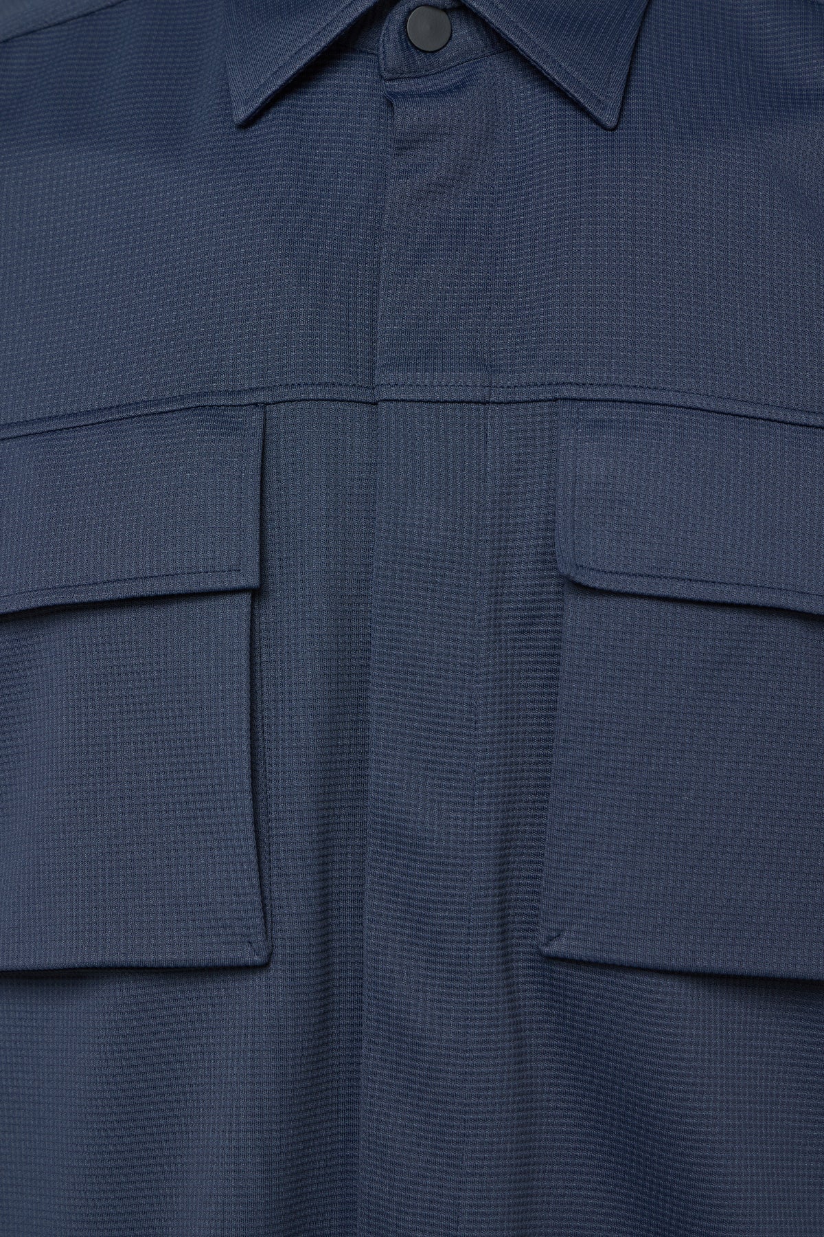 Navy Jacket Texture Navy Textured Performance Shirt Jacket – American Heritage