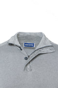 Load image into Gallery viewer, Light Grey Raglan Quarter Zip Sweater
